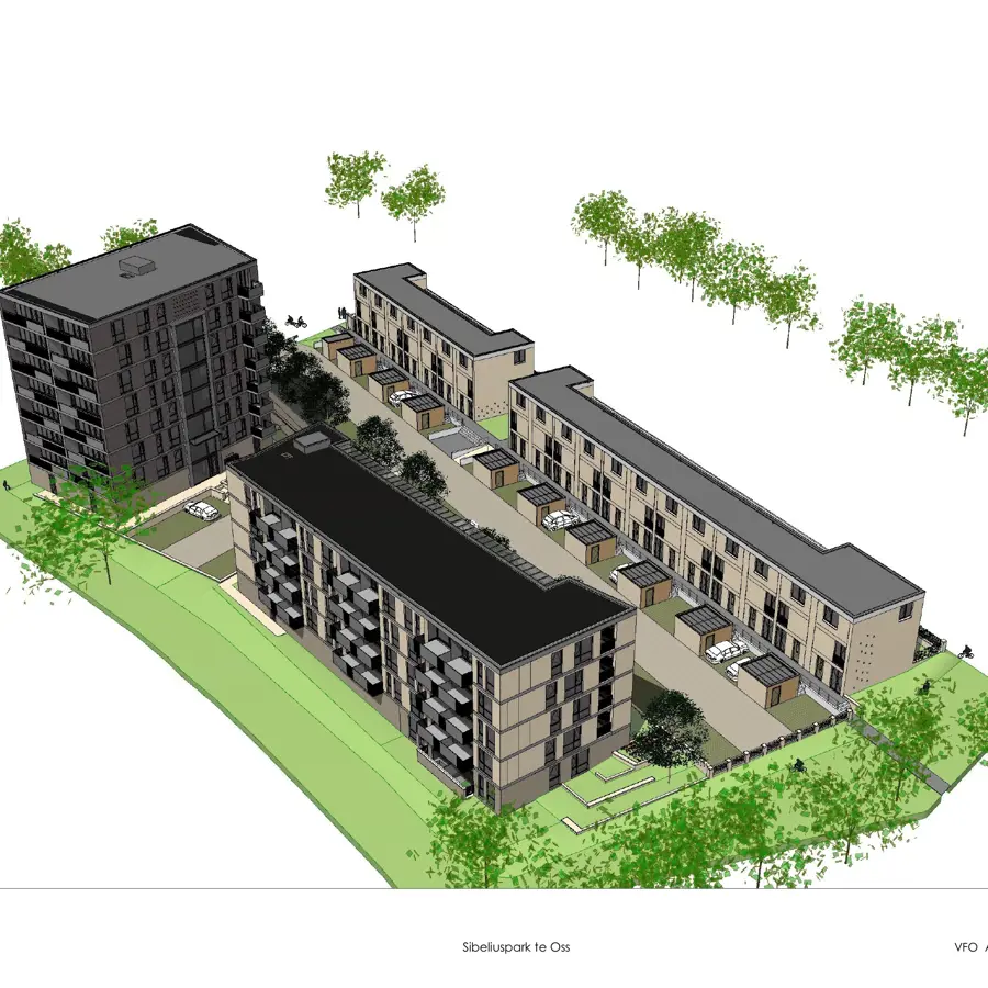 Sibeliuspark Oss Vogelaanzicht1