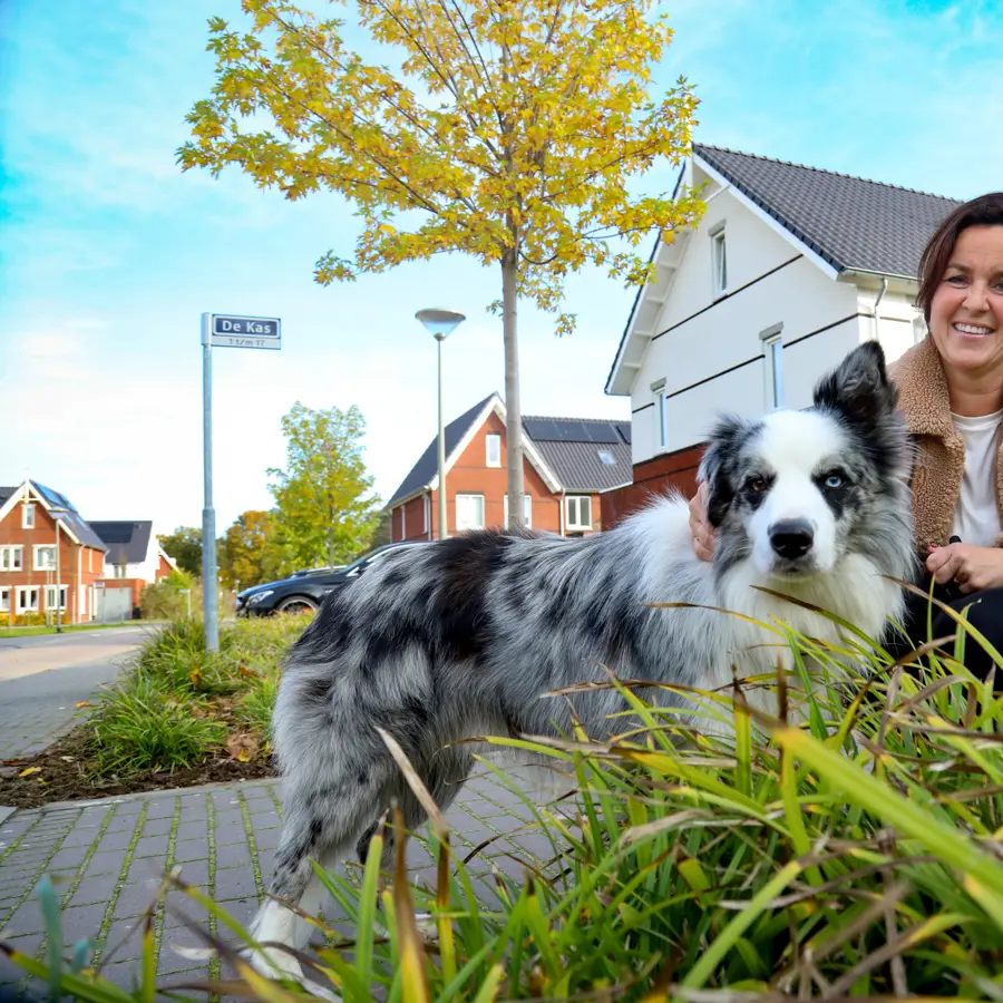 Vrouw met hond - hendriksmaakthet.webp
