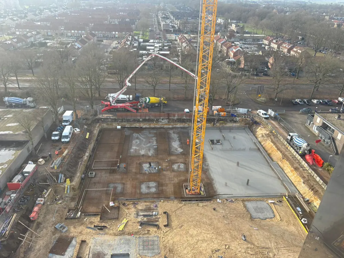 Uitzicht torenkraan Rosso